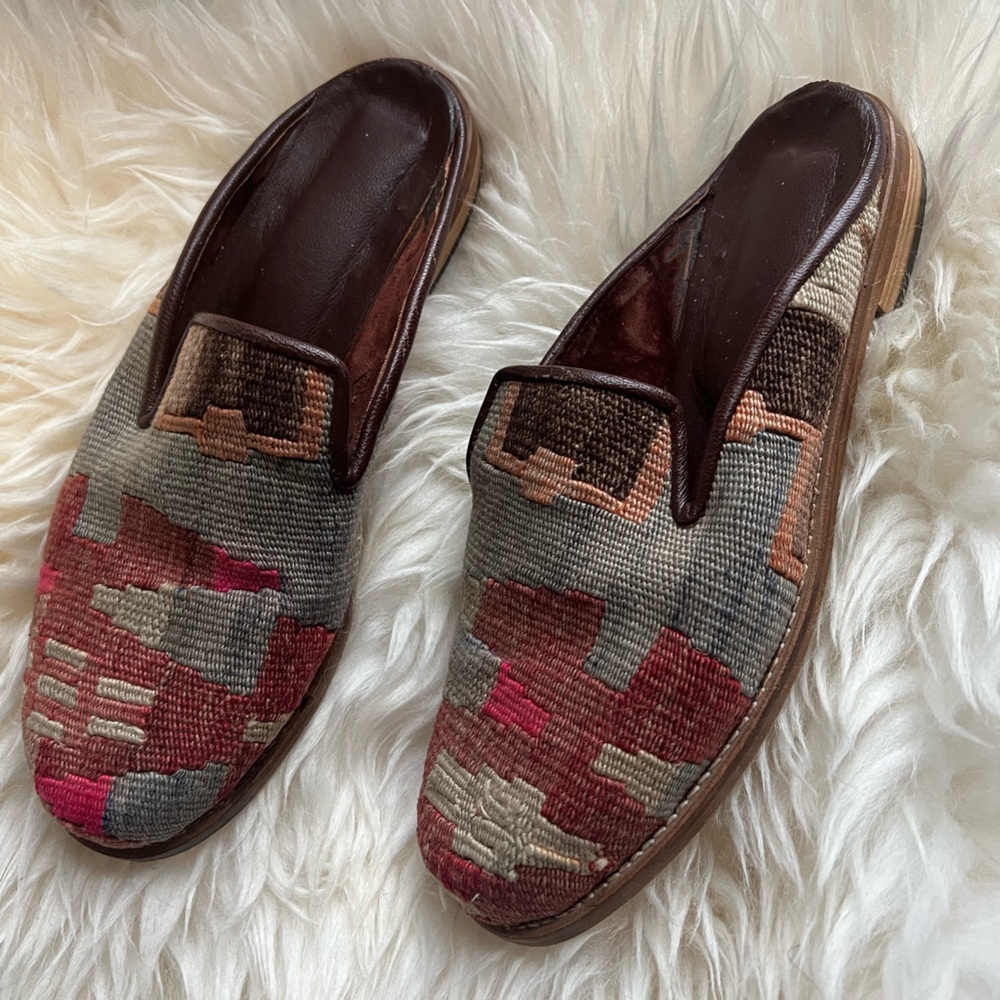 Kilim Art Turkish mules